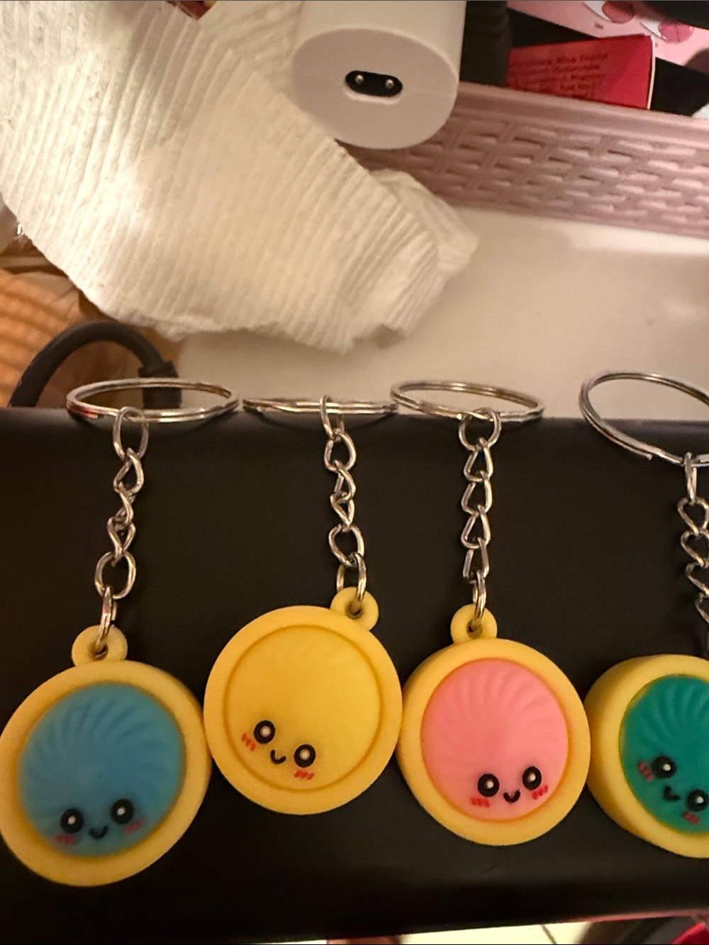 Dumplin key chain getting all 4 brand new